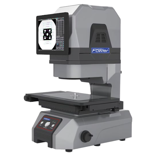 Fowler optical measurement machine with display
